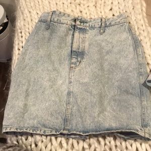 Vintage styled jean skirt